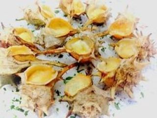 Typical plate of punxenc cargols from Peniscola