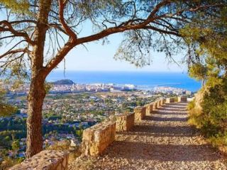 Denia seen from the Montgó