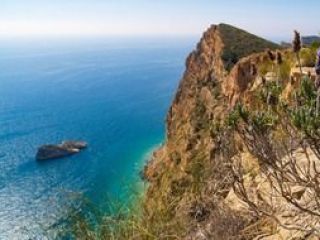 Cliff view from Sierra Helada of Benidorm